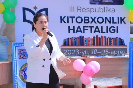 Zarafshon shahrida kitobxonlik haftaligi boshlandi