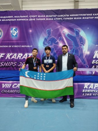 Joriy yilning 17-20-iyun kunlari Qirgʻiziston Respublikasi Bishkek shahrida sportning karate VKF  turi boʻyicha sakkizinchi Osiyo chempionati boʻlib oʻtdi.