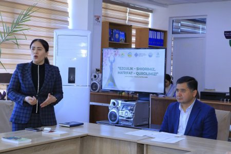 15-mart kuni Zarafshon shahar hokimi  Nazirbek Raxmanov ma'naviyat va ma'rifat,  ta'lim sohasi xodimlari, yoshlar bilan uchrashdi.